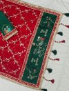 Tew Soft Georgette Zari Sequance Work Karva Chauth Special Saree